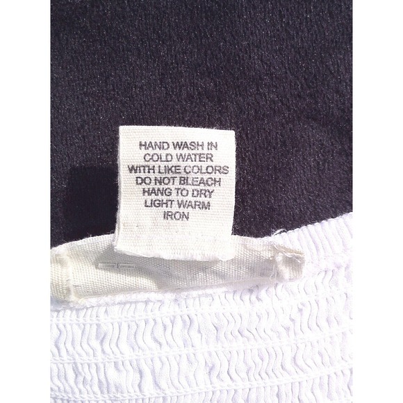 NEW 100% Cotton Maxi Beach Dress 2X - White Eyelet Tiered‎ Boho Peasant - Picture 8 of 8